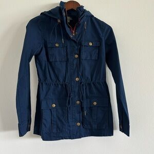 Market & Spruce Navy Utility Jacket NWOT XS